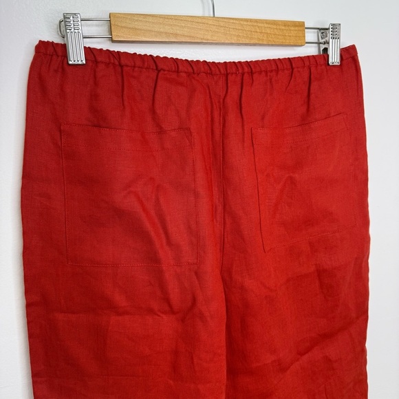 REFORMATION NWT Remi Cropped Linen Pants - Picture 7 of 8